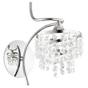Applique KALIOPA glamour cromata con cristalli 1xE14 Alfa