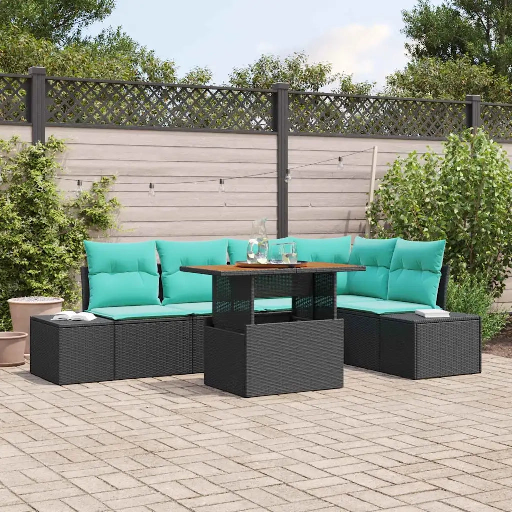 Set Divano da Giardino 6 pz 5-Numero di posti 3349969