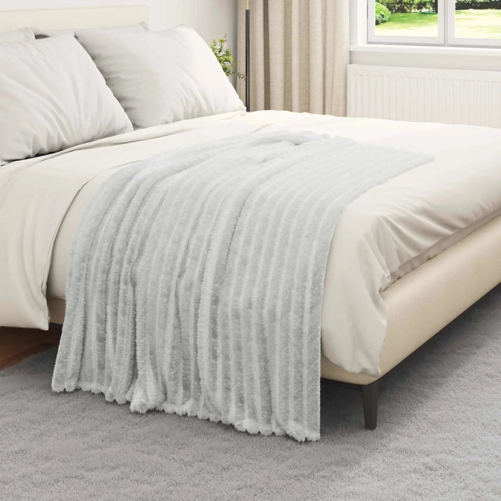 Coperte da Pile 6 pcs Grigio 150 x 130 cm Panno 42016877