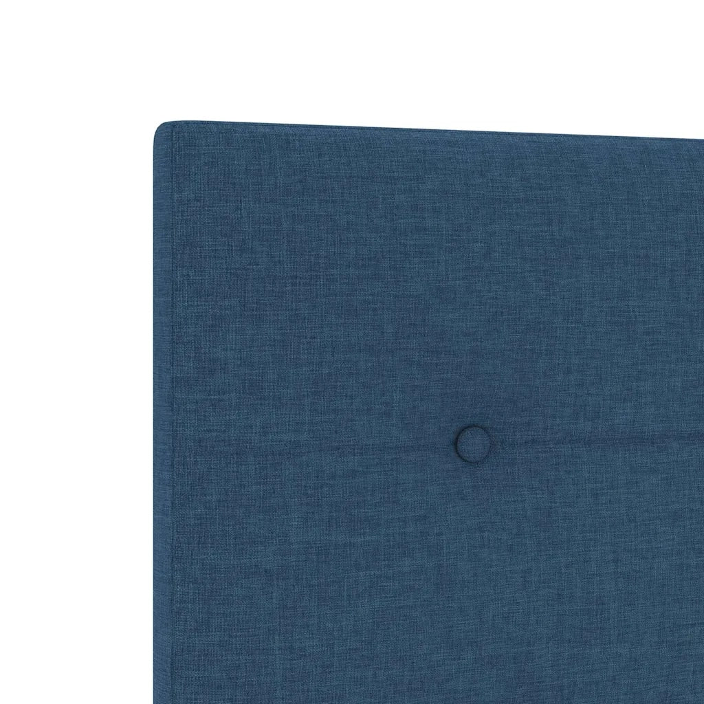 Struttura del letto con testiera Blu 120 x 190 cm Tessuto 3344717