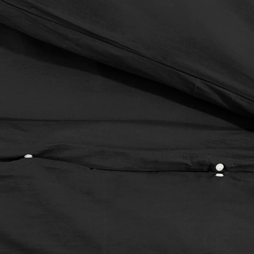 Set Copripiumino Nero 200x220 cm in Cotone 136121