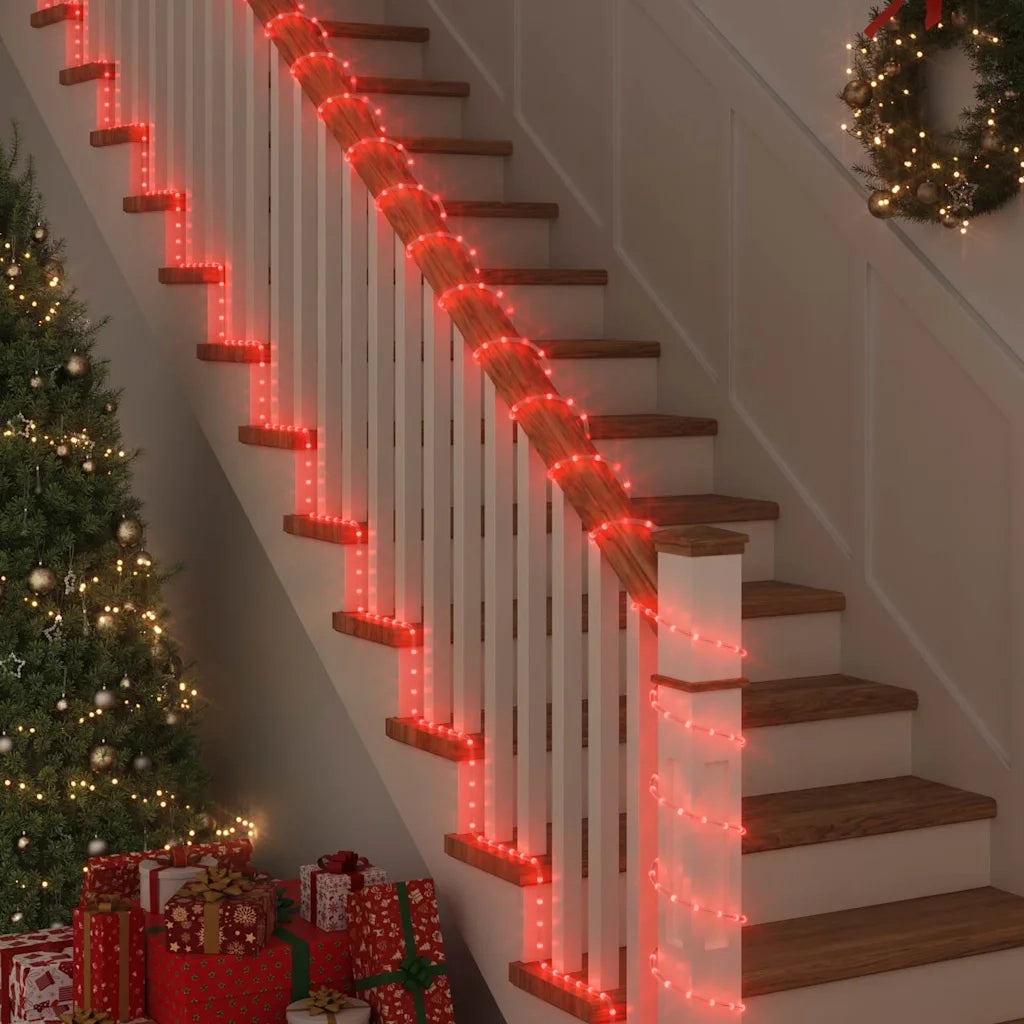 Luce a corda con 1200 LED Rosso 50 m PVC 42018932