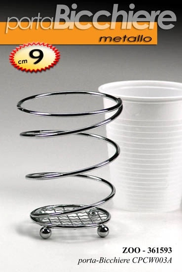 Reggello Segnabicchieri Sottobicchieri in Acciaio Inox 9 cm