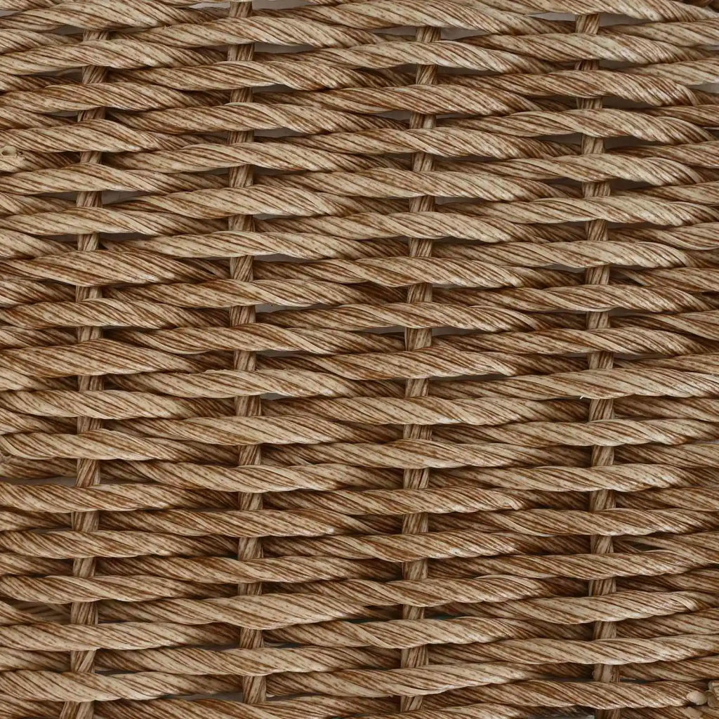 Sedia da giardino con cuscino 4 pz | Sedie da Esterno Beige e Crema polyrattan