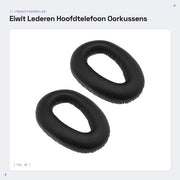 Orecchini di sostegno per cuffie in memory foam - nero - sostituzione comoda - compatibili con Sennheiser 550 II