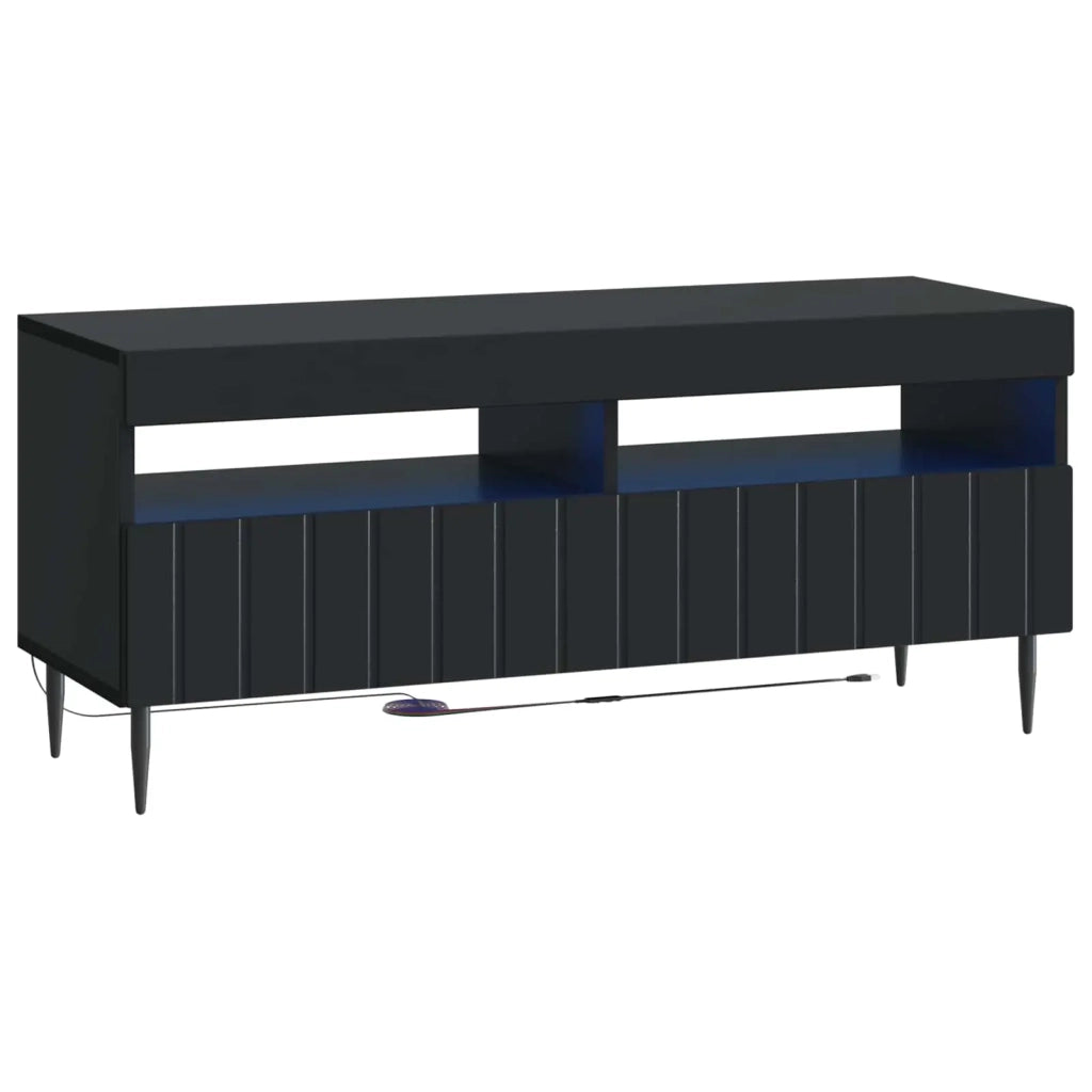 Mobile TV LED Nero Legno ingegnerizzato 896546