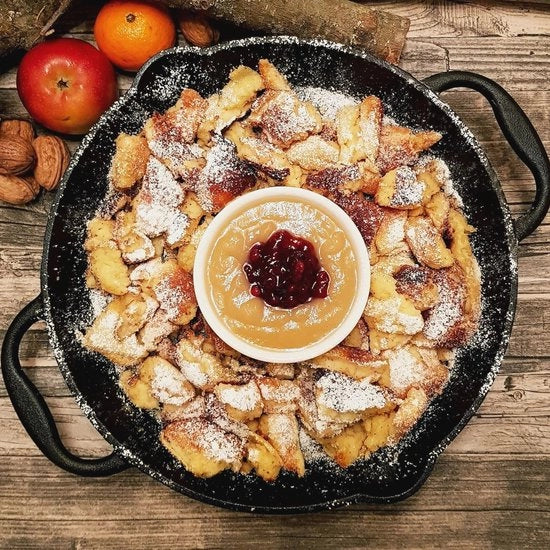 Grillpan in Acciaio con Manici e Vaschette - 30 cm