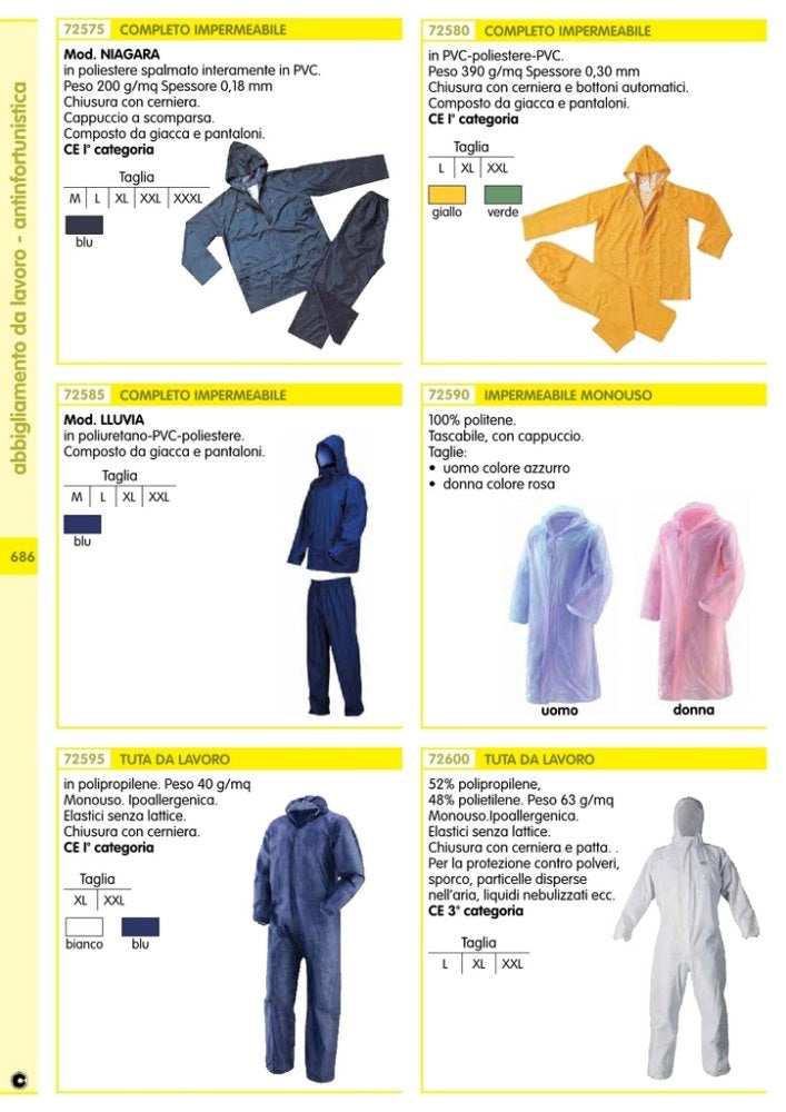 10pz impermeabile monouso tascab.100% polite.donna cod:ferx.92891