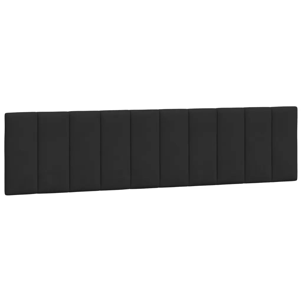 Letto con Materasso Hanko Nero 200x200 cm in Velluto
