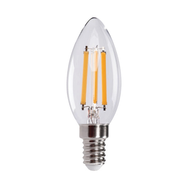 Kanlux Lampadina LED Filamento Candela E14 3,8W 2700K