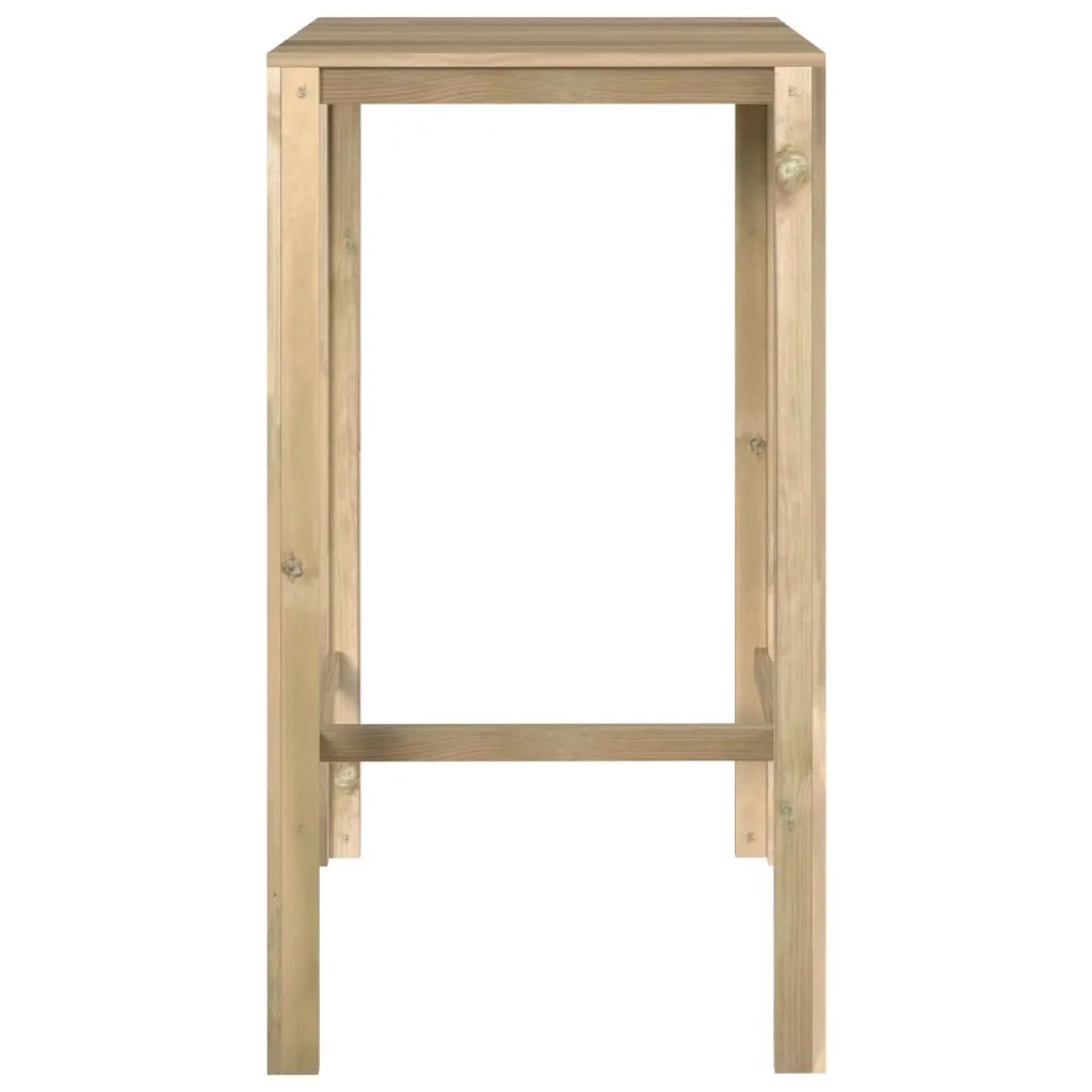 Tavolo da Bar 60x60x110 cm in Legno di Pino Impregnato 318219