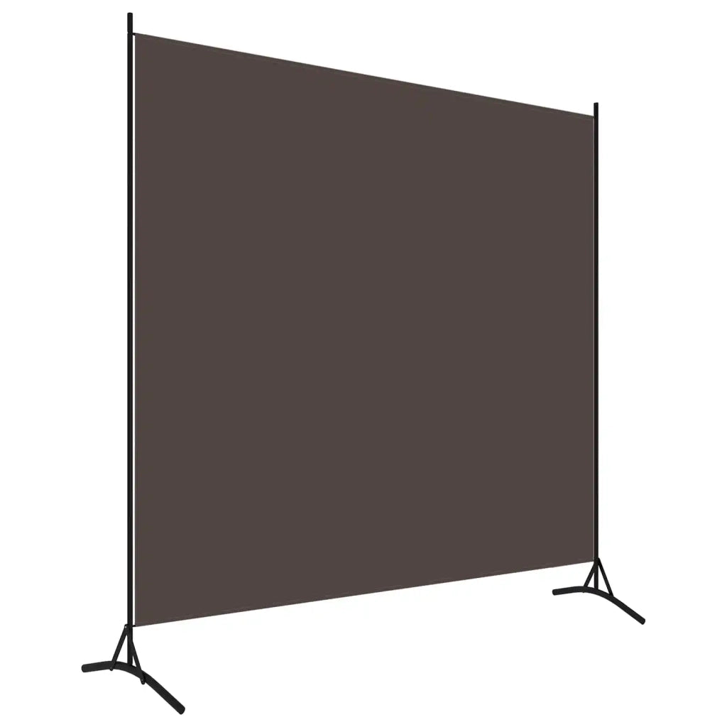 Paravento Marrone 175x180 cm in Tessuto 320736
