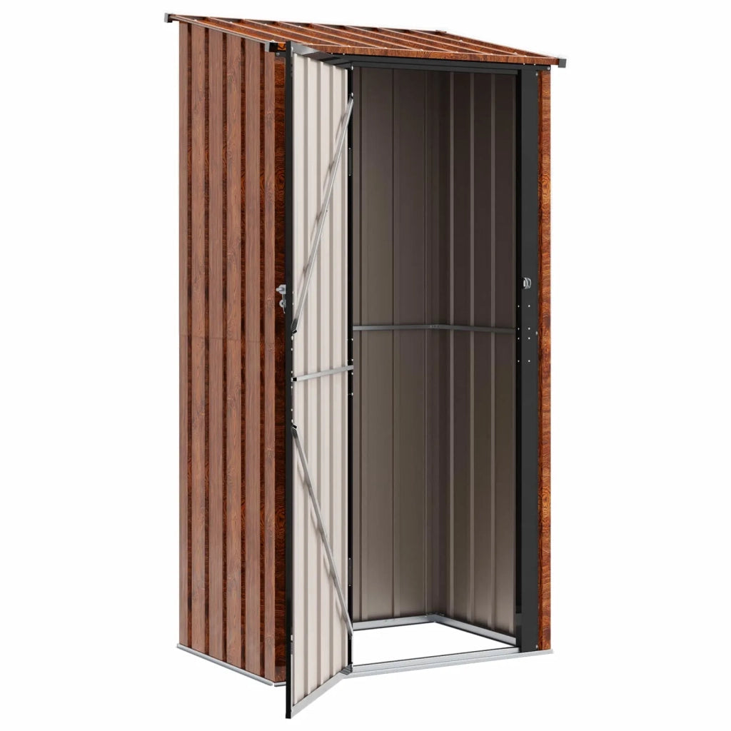Casette da giardino Marrone 103 x 74 x 200 cm Metallo 42011294