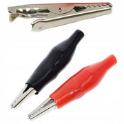 Coccodrilli Isolati Rosfix Set 2 Pezzi – Nero e Rosso | Corrente Massima 4A