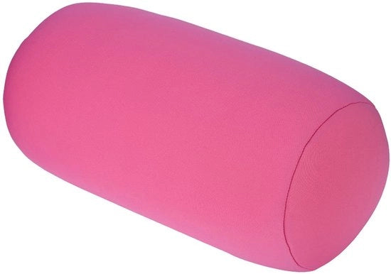 Rugkussen con Microparelli - Rolkussen Comfortevole - Supporto per la Testa/Collo per la Casa/In Viaggio - Copertura Esterna in Poliestere Zucchero - Supporto per la Testa e il Collo