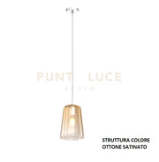 SOSPENSIONE OTTONE SAT. 1 LUCE AMBRA 1164OS-S1-AM