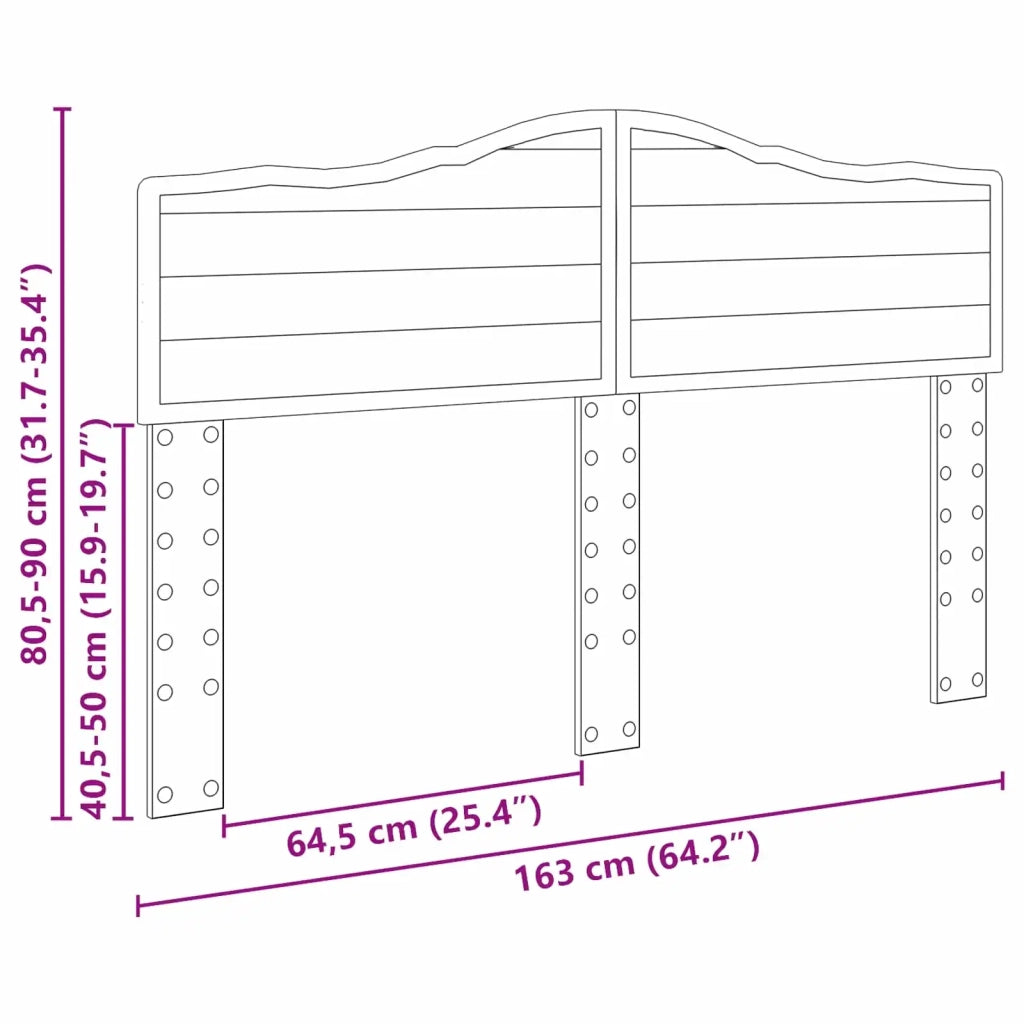 Testiera | Testata Rovere Marrone Legno multistrato