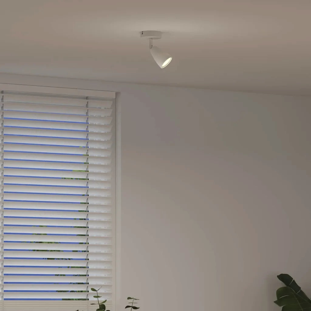Faretto da soffitto Bianco 8 x 8 x 14 cm Metallo 4108212