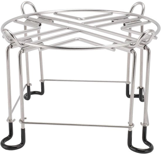 Supporto per filtro acqua portatile - Acciaio inossidabile - 15 cm di altezza - 23 cm di diametro - Pattini rimovibili - Ideale per filtri Berkey - Otre per filtro acqua