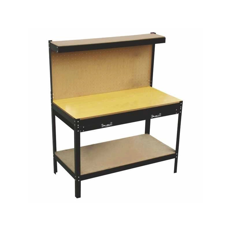 Banco Lavoro 120X60 h 94/150 1 Cassetto Alte 08882