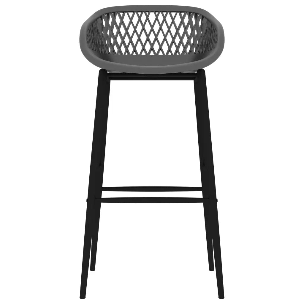 Set da Bar 5 pz Bianco e Grigio 3057405