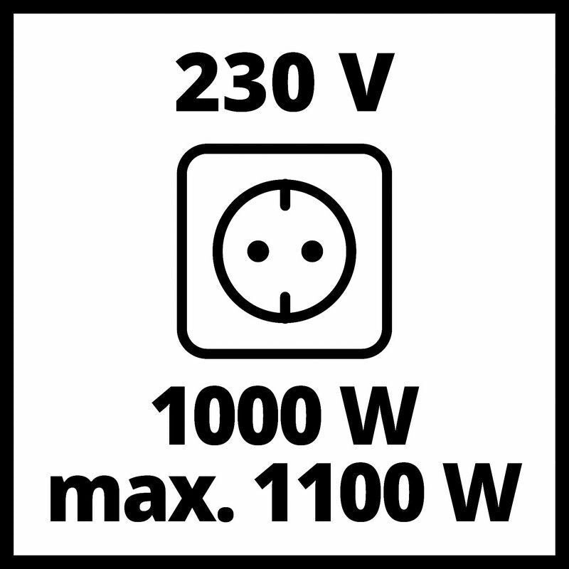 Einhell 4152580 TC-IG 1100 Gruppo Elettrogeno a Benzina 1000 W Tecnologia Inverter 6,5 L colore Nero Rosso