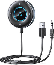 Ricevitore Bluetooth 5.3 con Doppia Connessione - Adattatore AUX Plug & Play per Auto e Casa