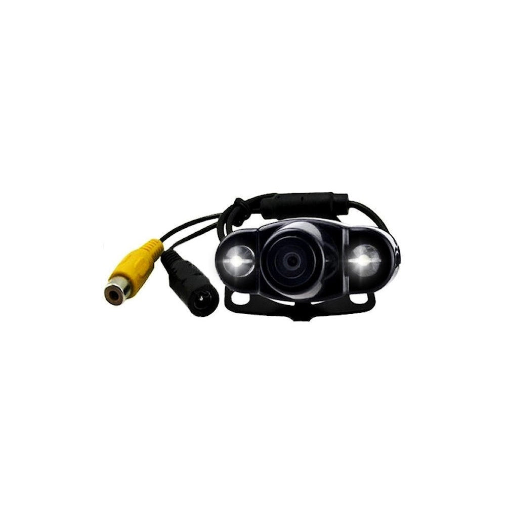 Trade Shop - Telecamera Retromarcia Auto Camper Furgone 2 Led Smd Staffata Retrocamera -