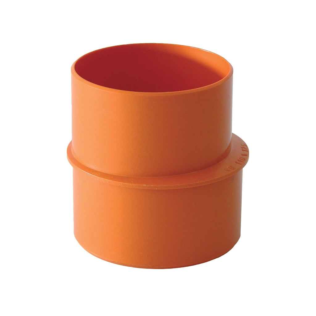 AUMENTO IN PVC ARANCIO- Diam. 40F x 50M- senza- pezzi 1