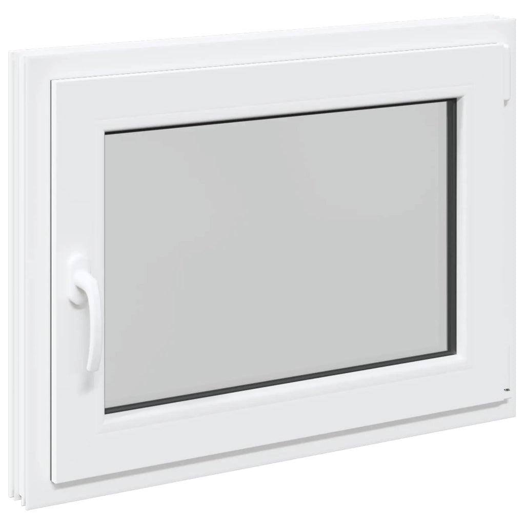 Finestra per Soffitta RISOR Bianco 80 x 50 cm PVC e Vetro 42047238