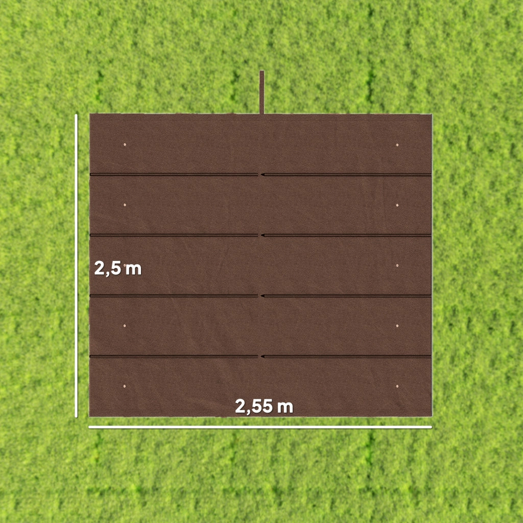 Telo per Pergola Retrattile ¨C Minimal ¨C 300x300 cm, Marrone