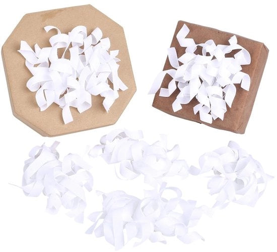 Decorazioni per Strisce - 16 Pezzi - Adesivo - Fibrillato - Lint - Decorative - Poliestere - 100-150 mm Lungo - Strisce da Appendere
