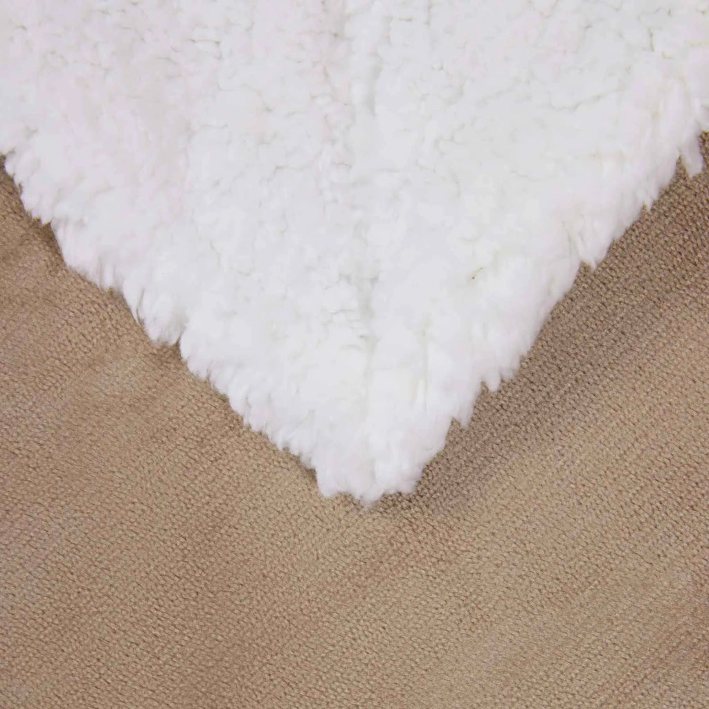 Coperta Cammello 130 x 150 cm Panno 42016977