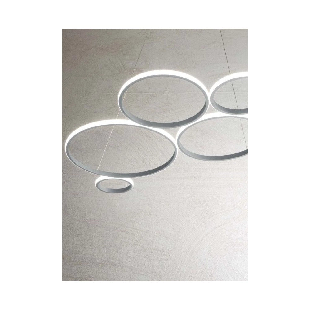 Lampadario a sospensione a led Pois-Silver