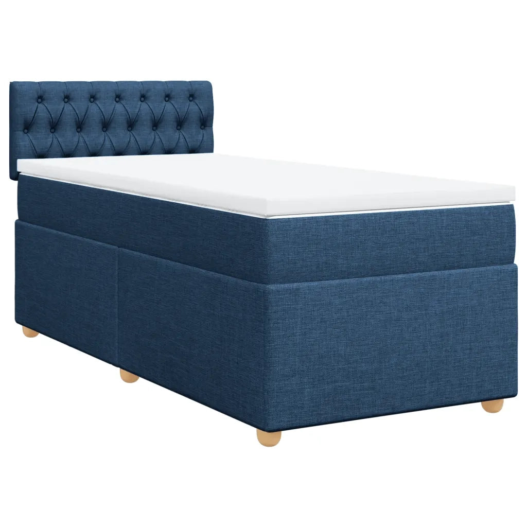 Giroletto a Molle con Materasso Blu 90x200 cm inTessuto 3286576