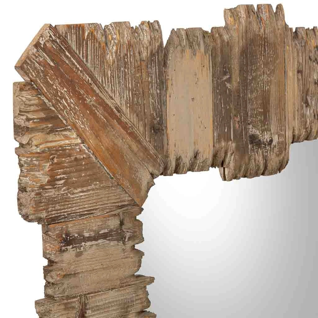 Specchio in legno 91x109x03,5h cm