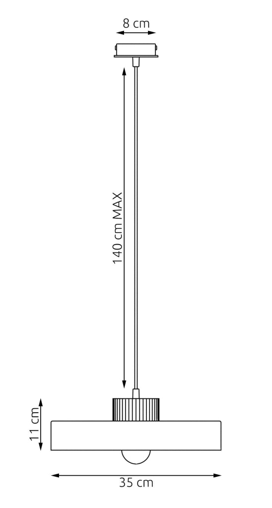 Lampada a sospensione KIVI japandi bianca legno 1xE27 Emibig