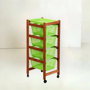Carrello portafrutta Jolly Eco ciliegio