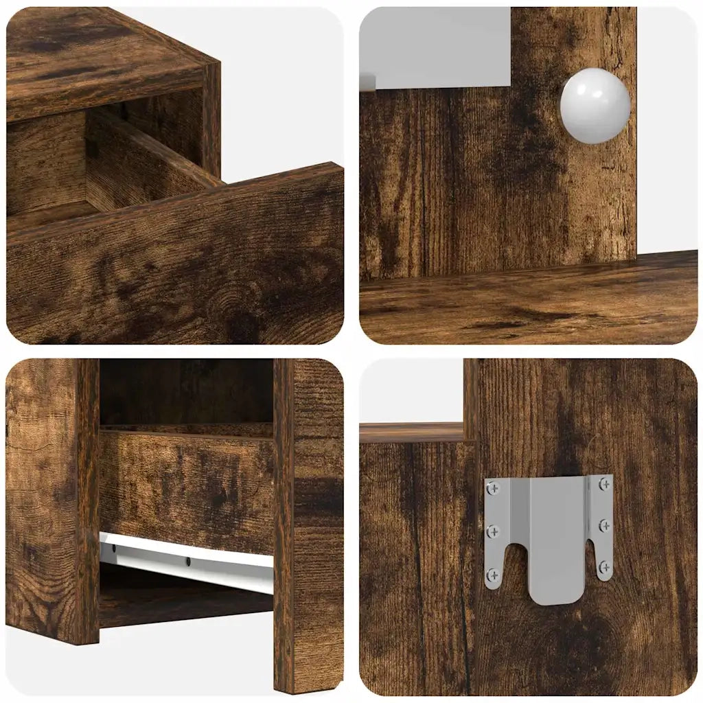Tavolo da Trucco Marrone 100 x 40 x 70 cm Legno multistrato 865239