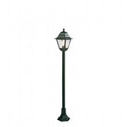 Lampada da esterno in alluminio pressofuso con diffusori in vetro trasparente - Altezza max 170mm nero