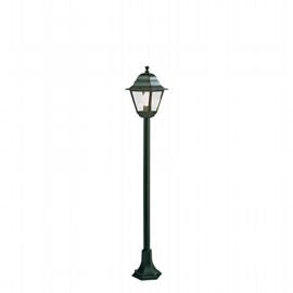 Lampada da esterno in alluminio pressofuso con diffusori in vetro trasparente - Altezza max 170mm nero