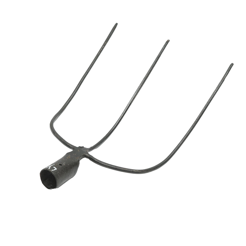 Forca per fieno in acciaio forgiato con 3 denti 220x320x430mm