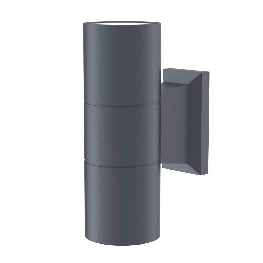 Maytoni Lampada da parete moderna Bowery 2 luci GU10 IP54 grigio alluminio
