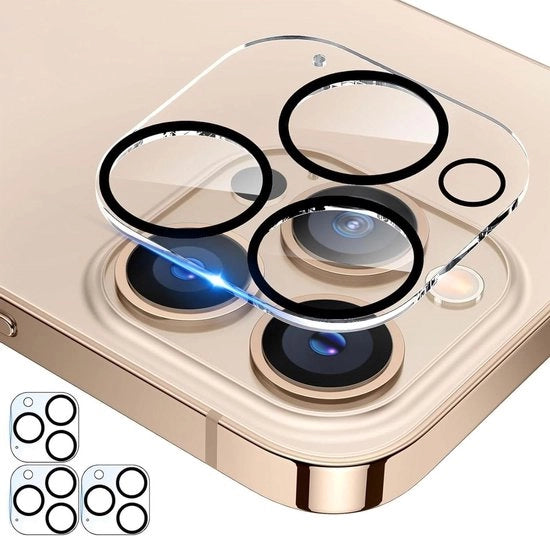 Protezione schermo per iPhone 16 Pro/iPhone 16 Pro Max - 3 pezzi - Installazione rapida - Resistente ai graffi - HD chiaro