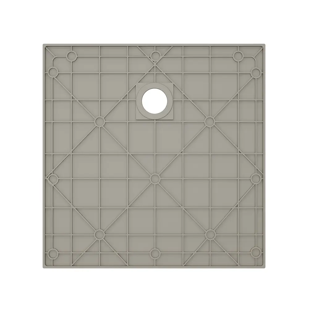 Piatto doccia 90x90 cm colore marrone effetto pietra | Samos