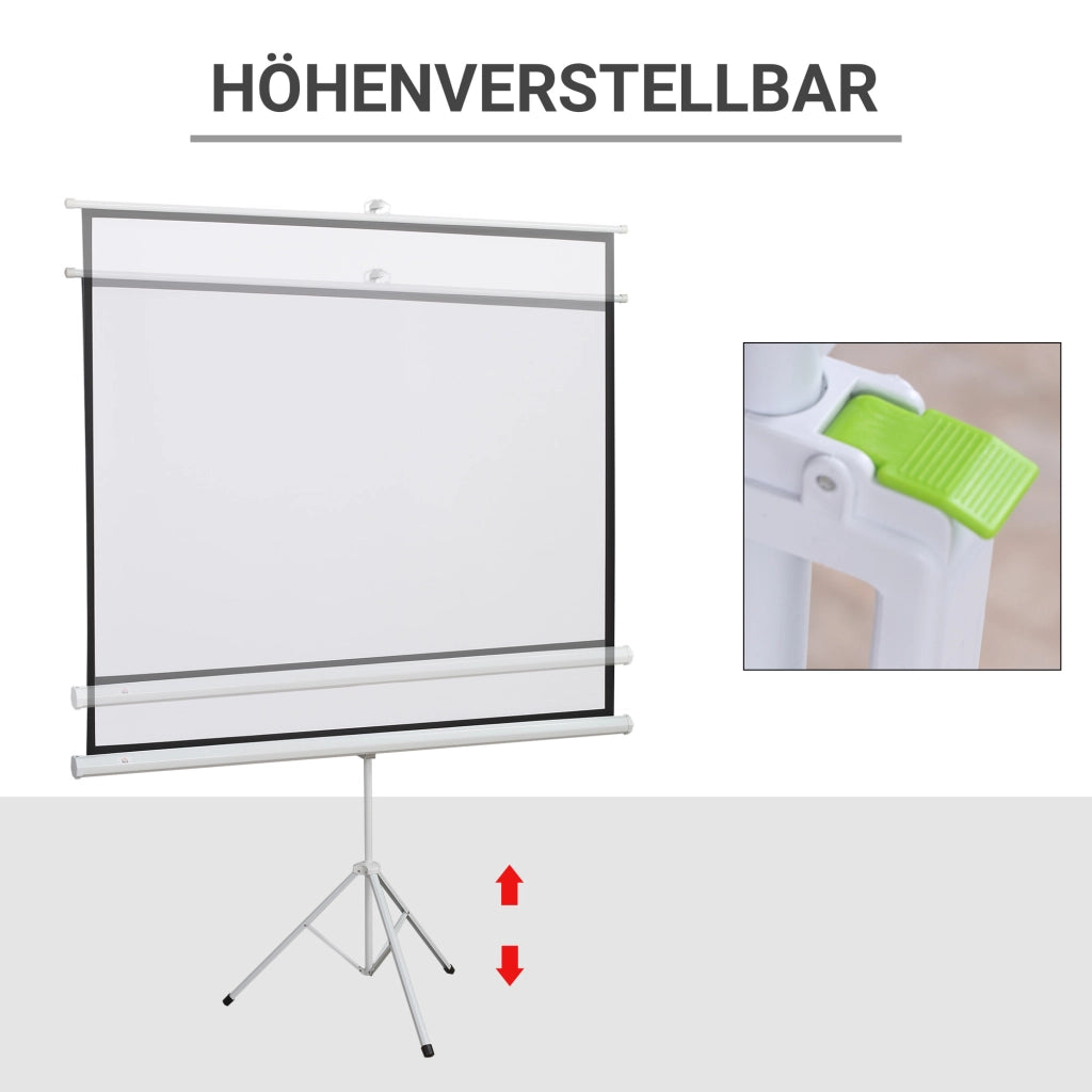 Telo per proiezioni 4:3 ¨C Minimal ¨C Bianco