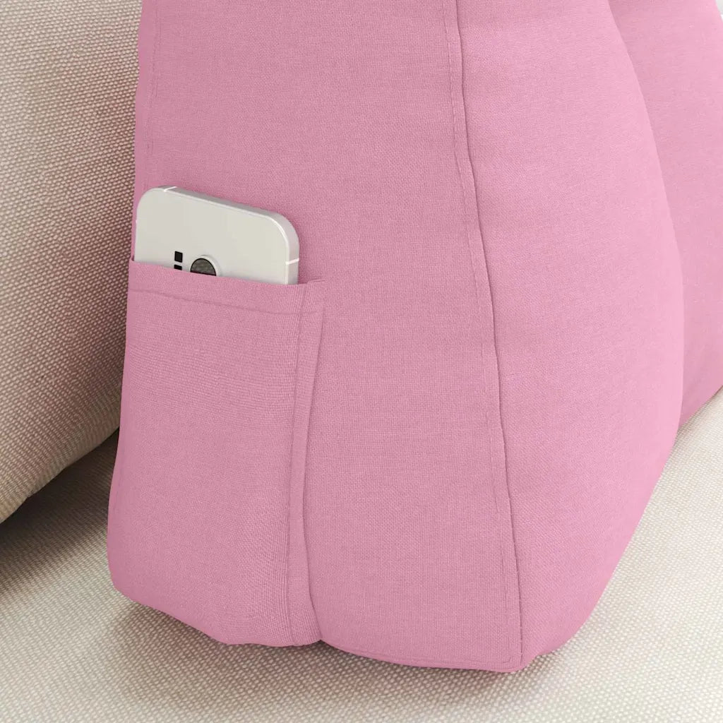 Cuscino per Schiena | Cuscino dorsale Rosa 60 x 24 x 50 cm Tessuto