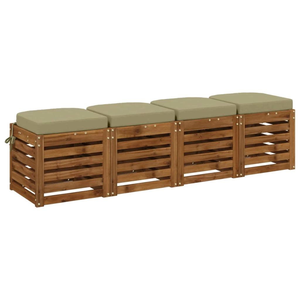 Cuscini per sedile a 4 pezzi SOEST 4 pcs 100% Poliestere 945168