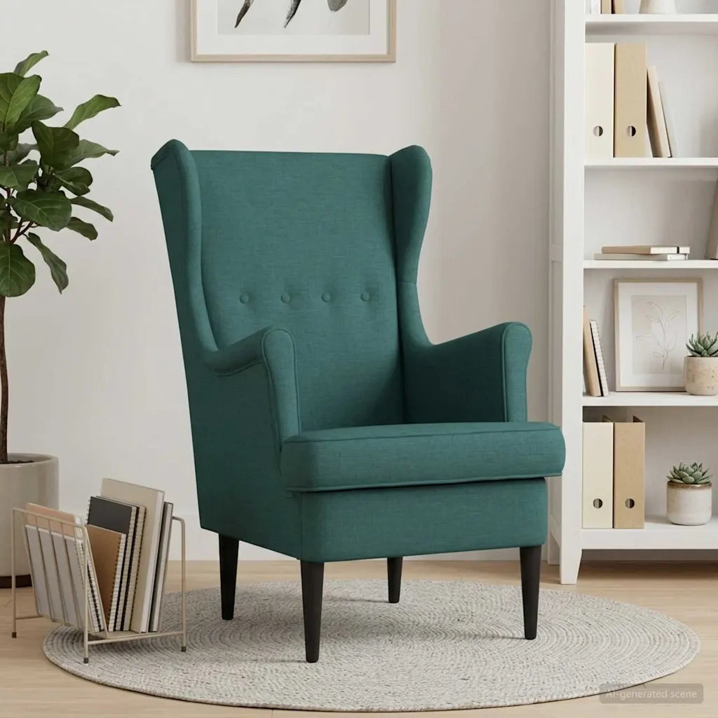 Poltrona Verde Scuro Tessuto 42029886