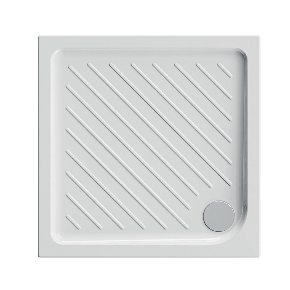 Piatto doccia 90x90 quadrato in ceramica bianco Dolomite Gemma